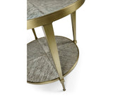 Geometric Round Lamp Table