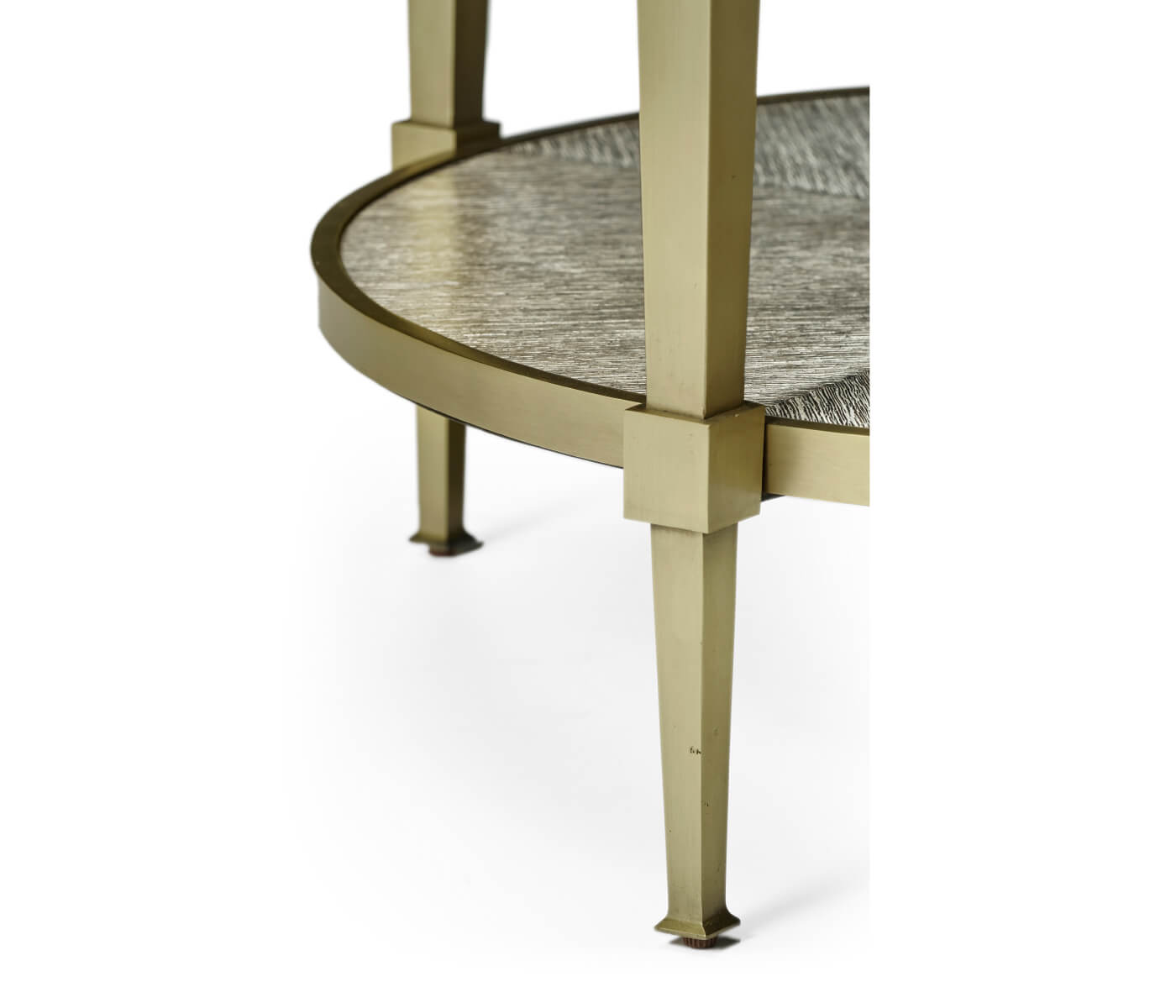 Geometric Round Lamp Table