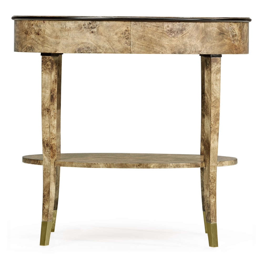Hamilton Oval Bedside Table - Jonathan Charles