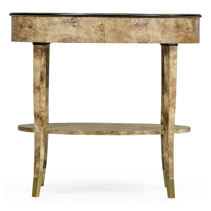 Hamilton Oval Bedside Table - Jonathan Charles