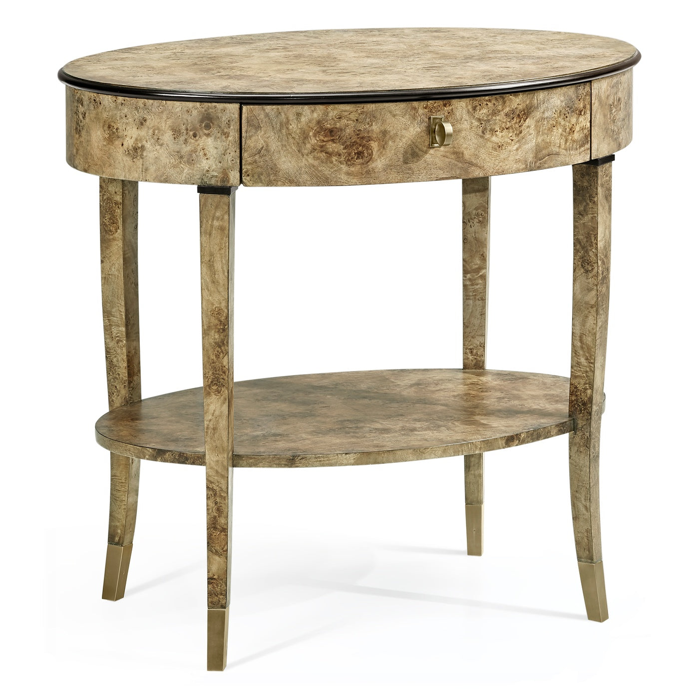 Hamilton Oval Bedside Table - Jonathan Charles