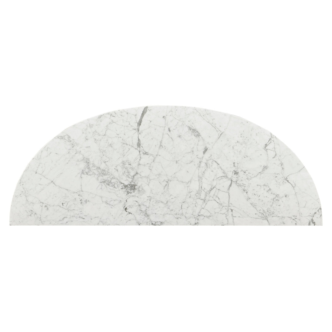 Hamilton Demilune with Marble - Jonathan Charles