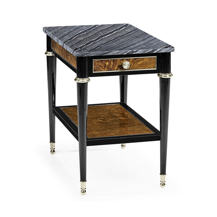 Wisconsin Side Table with Marble Top