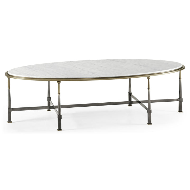 Hamilton Oval Cocktail Table - Jonathan Charles