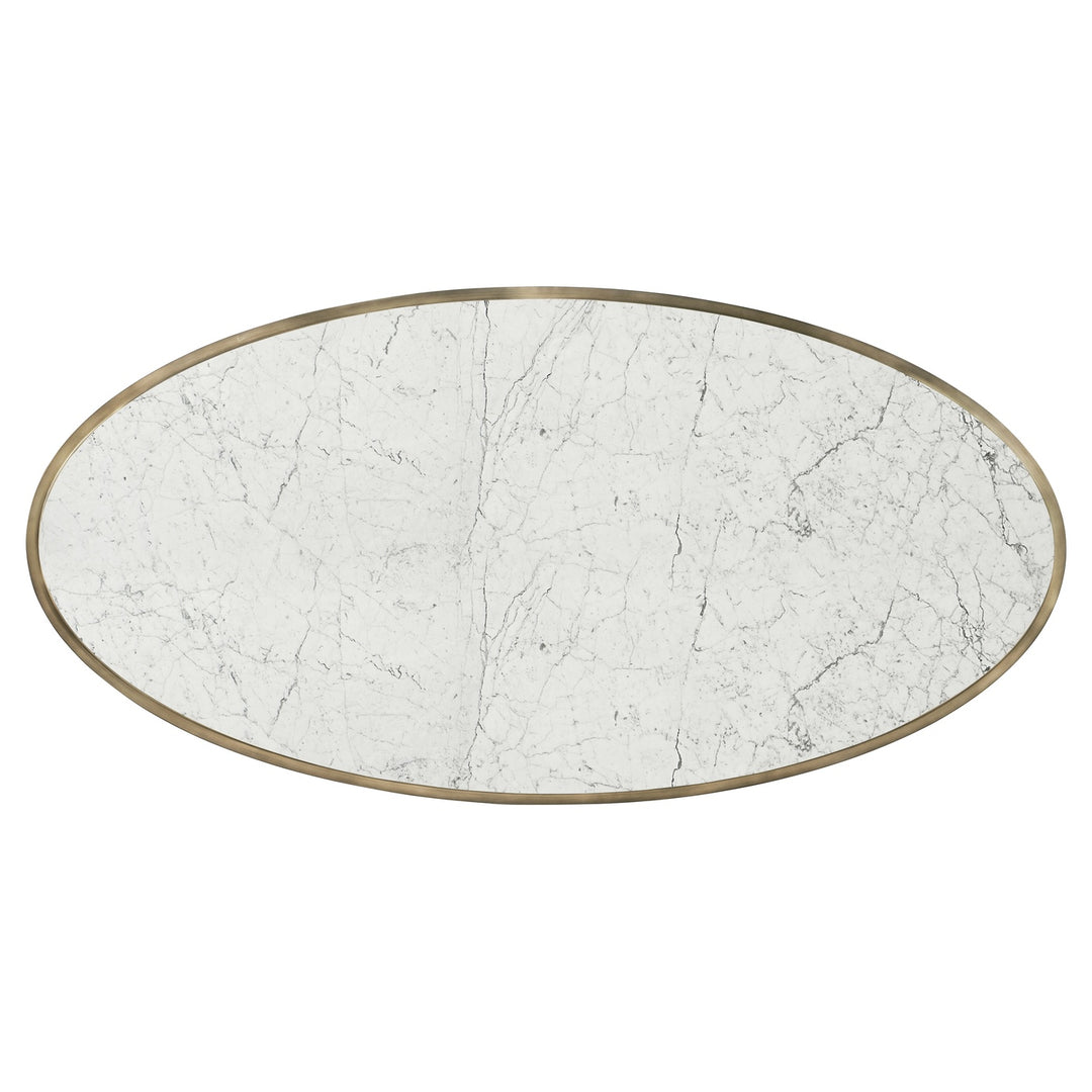 Hamilton Oval Cocktail Table - Jonathan Charles