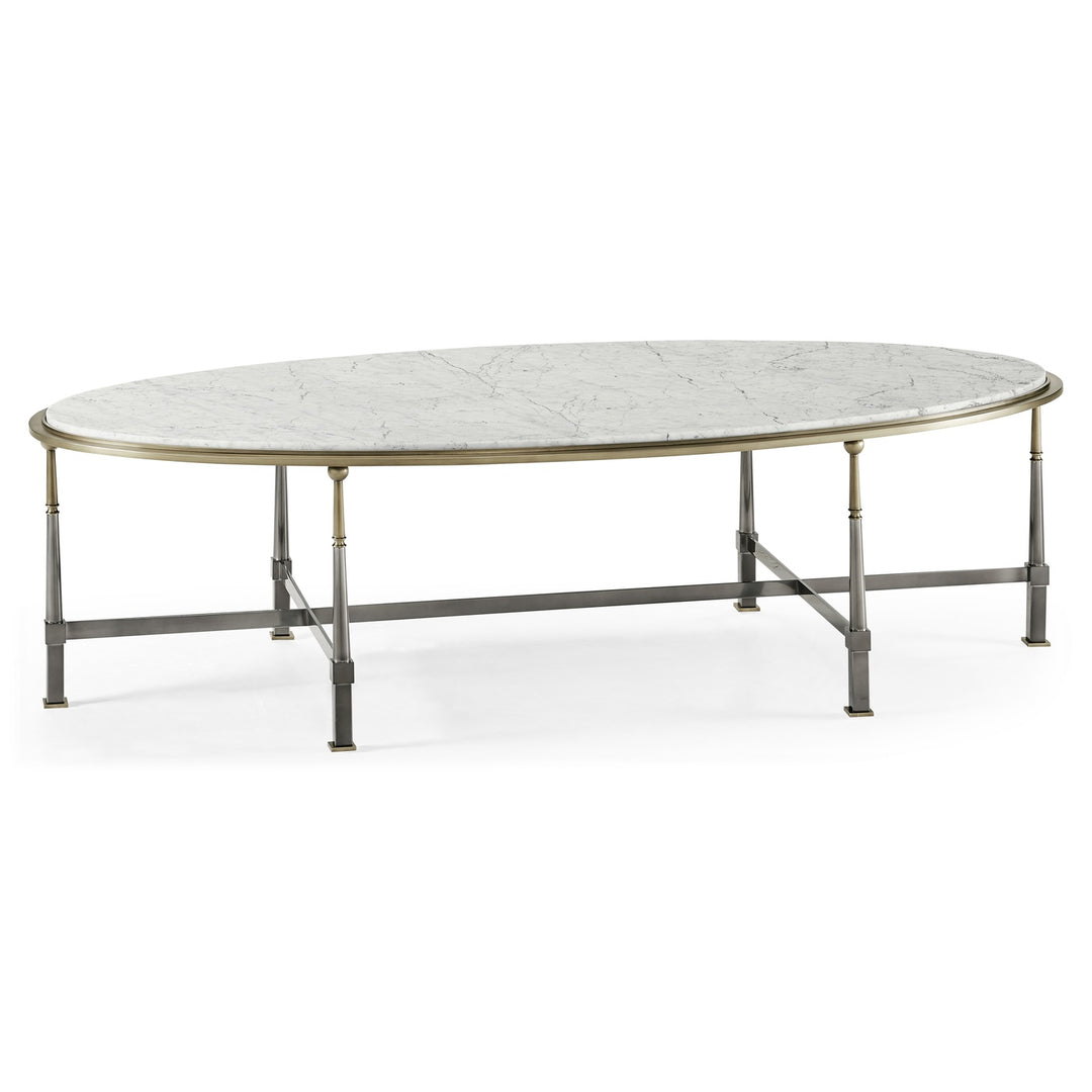 Hamilton Oval Cocktail Table - Jonathan Charles