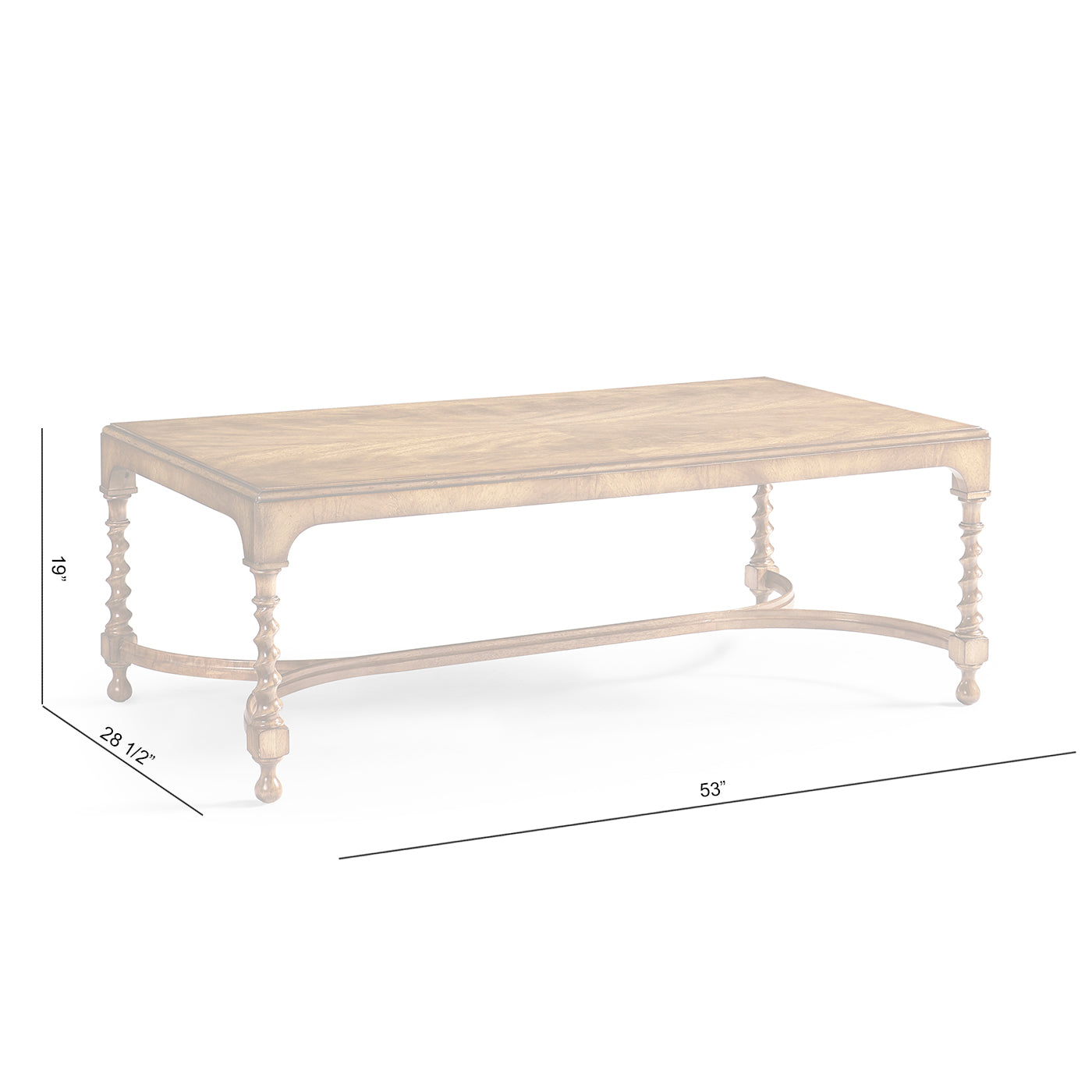 Orsman Rectangular Coffee Table - Jonathan Charles