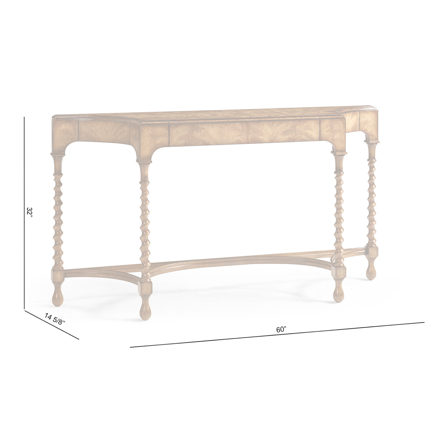 Orsman Cresent Console Table - Jonathan Charles