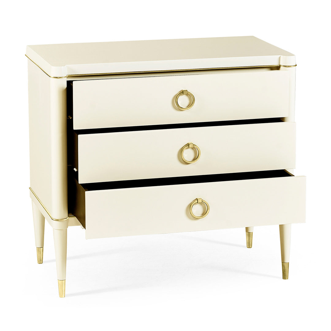 Small Chest of Drawers Painted Ivory - Jonathan Charles