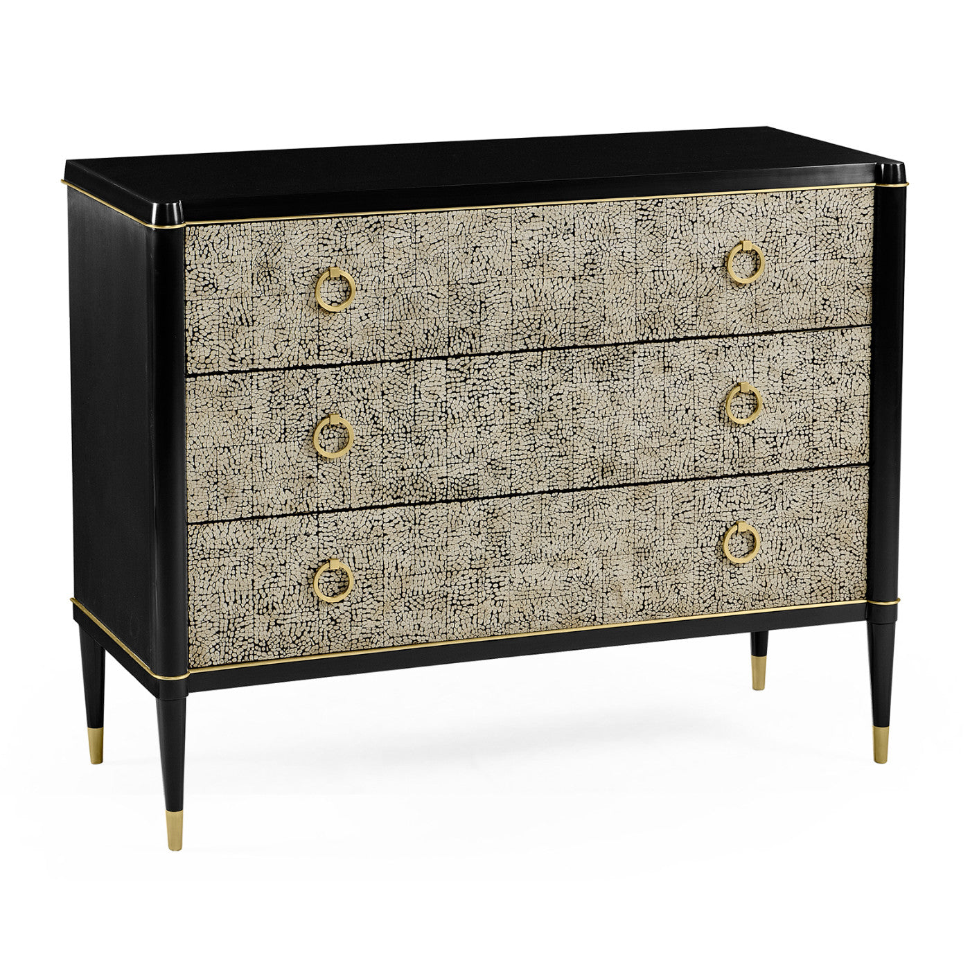 Large Chest of Drawers in Light Grey Eggshell - Jonathan Charles