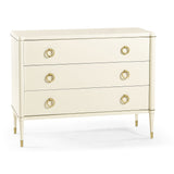 Large Chest of Drawers Painted Ivory