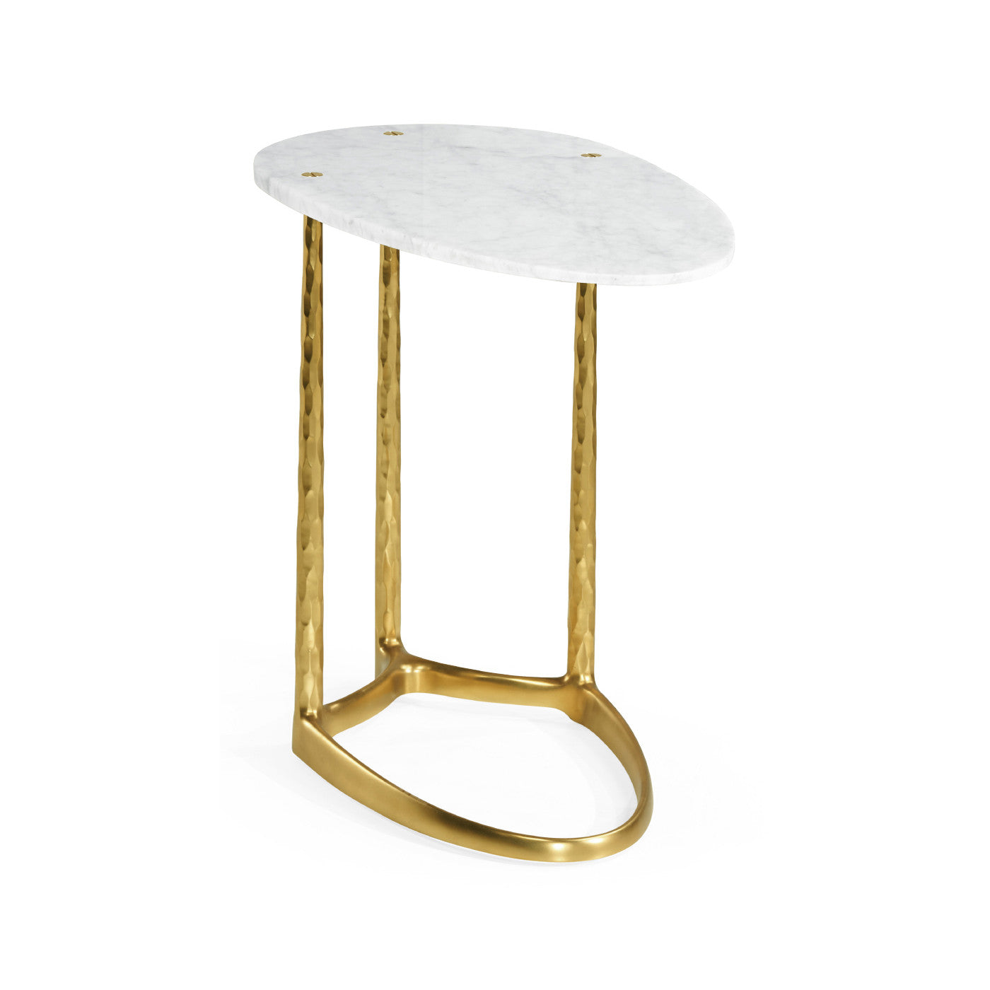 Supper bord i Satin guld mässing