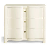 Chest of Drawers Bowfront in Ivory - Jonathan Charles