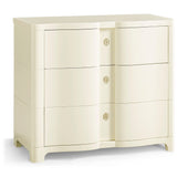 Chest of Drawers Bowfront in Ivory - Jonathan Charles