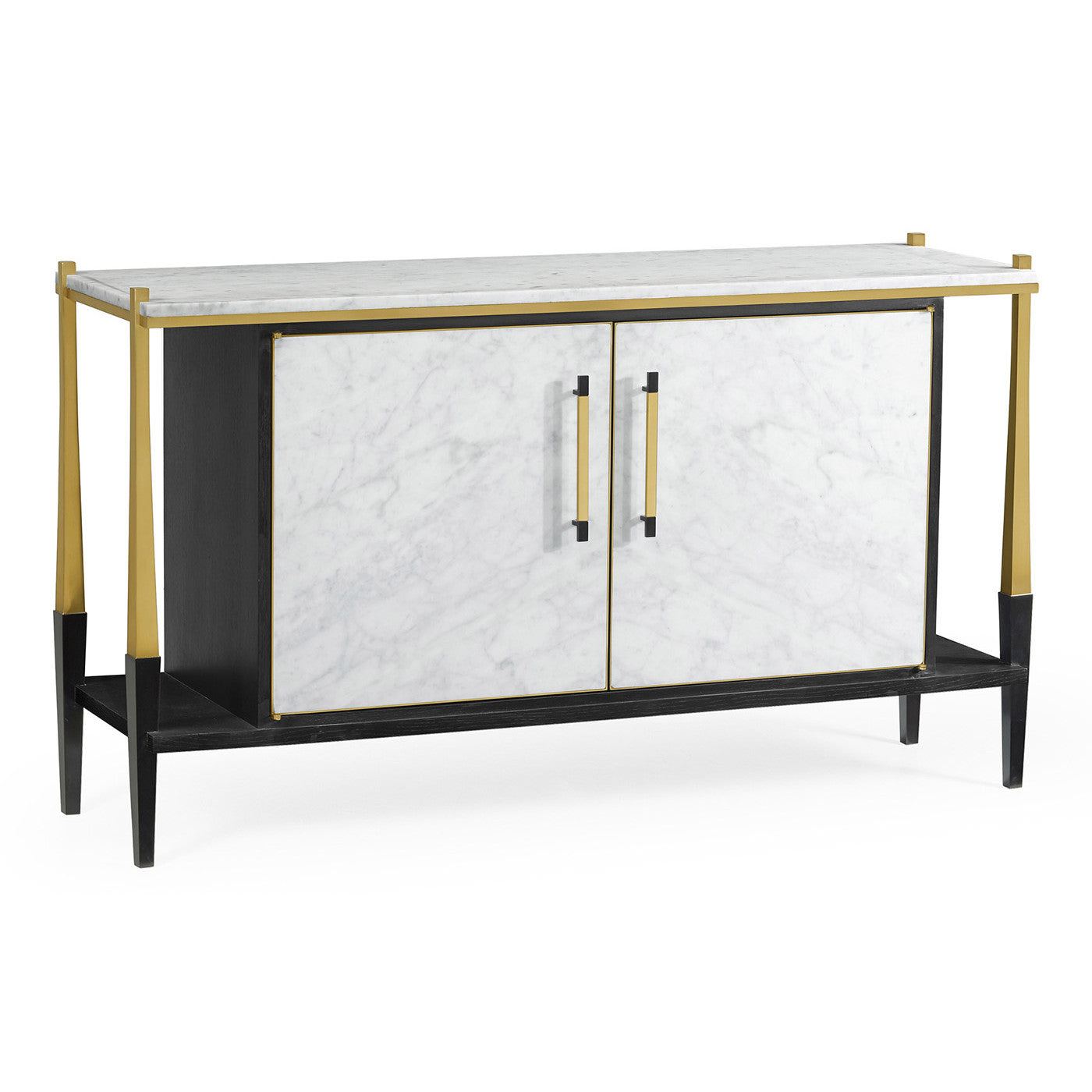 Sideboard in Marble & Ebonised Oak - Jonathan Charles