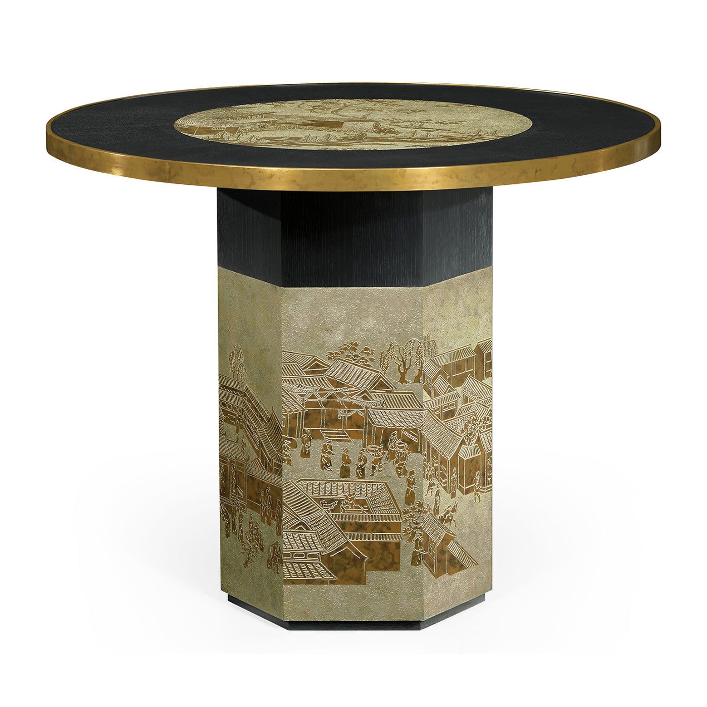 Runt mittbord Chinoiserie Style