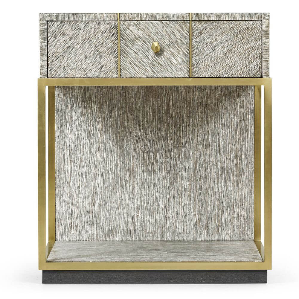 Bedside Table Transitional - Light French Oak - Jonathan Charles