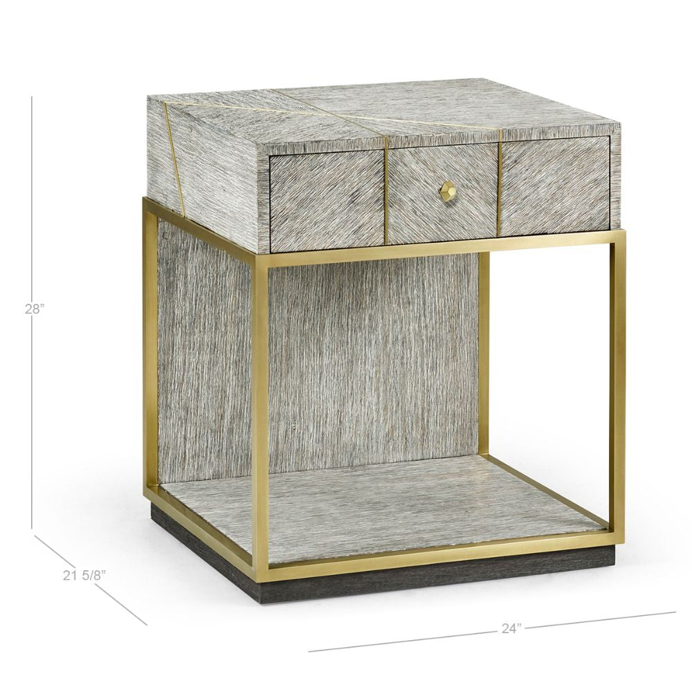 Bedside Table Transitional - Light French Oak - Jonathan Charles
