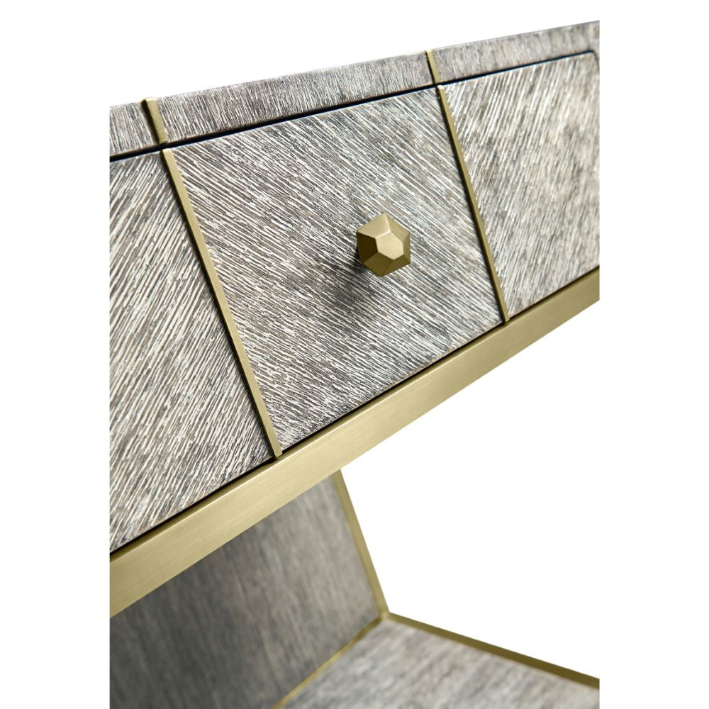 Bedside Table Transitional - Light French Oak - Jonathan Charles