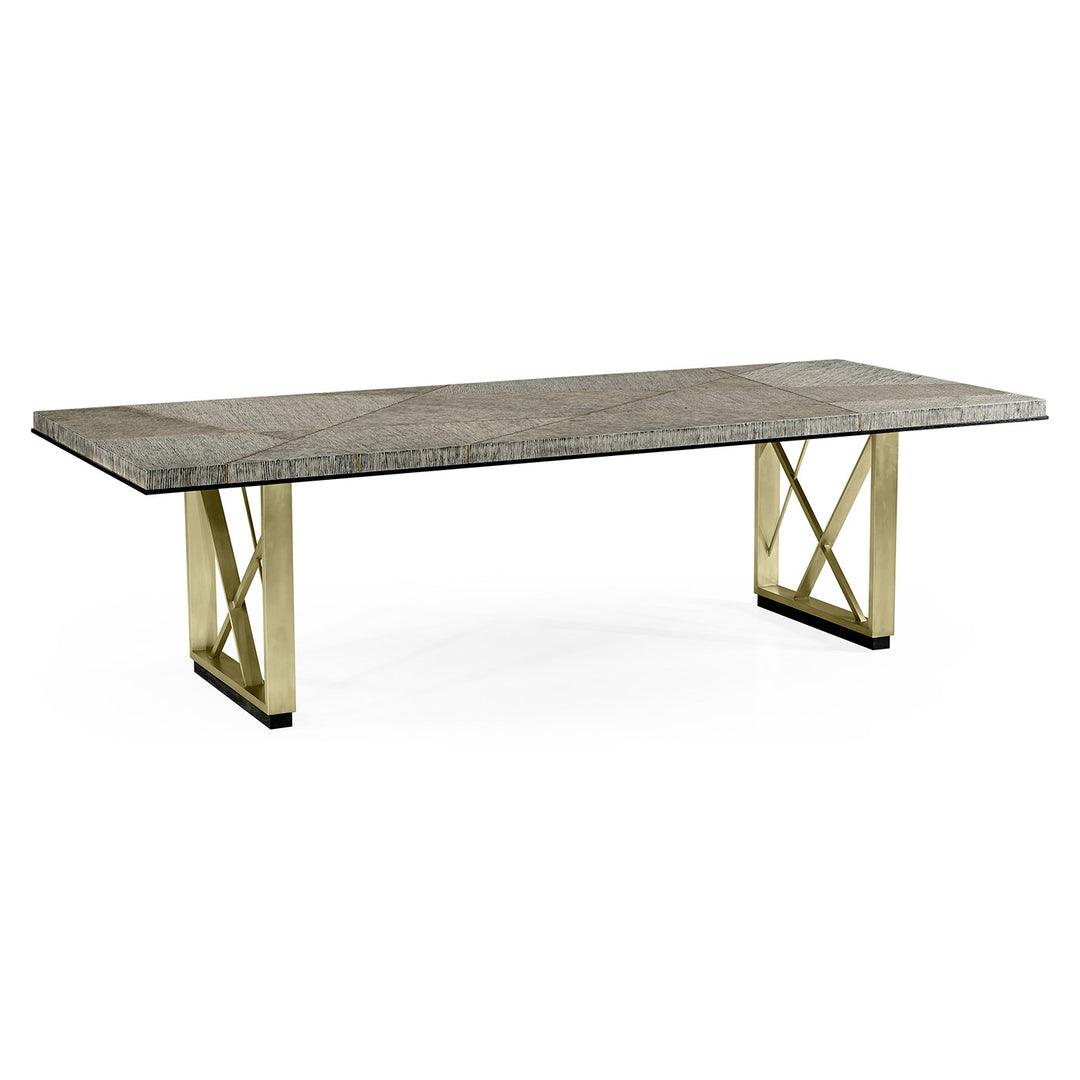 Geometric 108" Dining Table