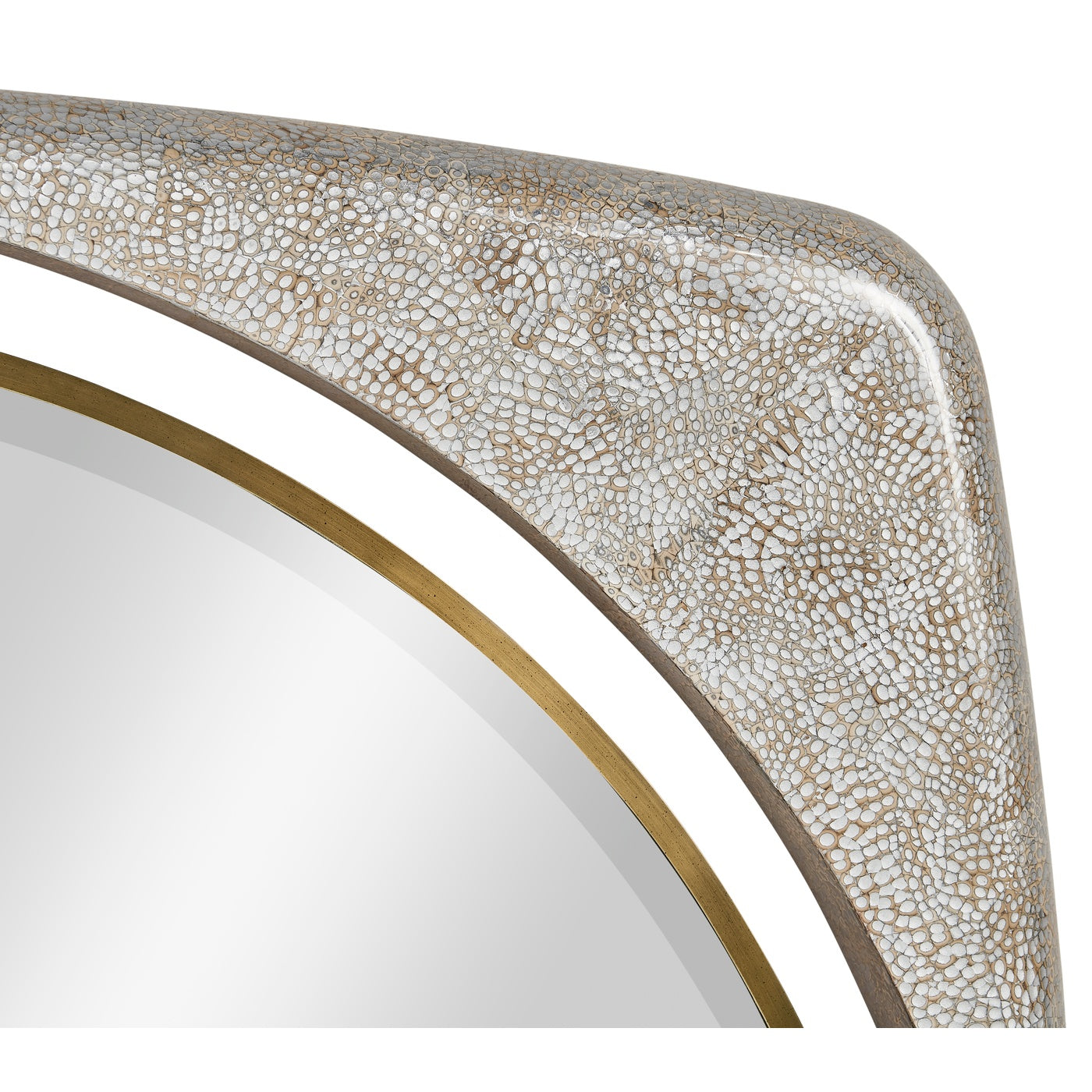 Garonne Eggshell Framed Mirror - Large - Jonathan Charles