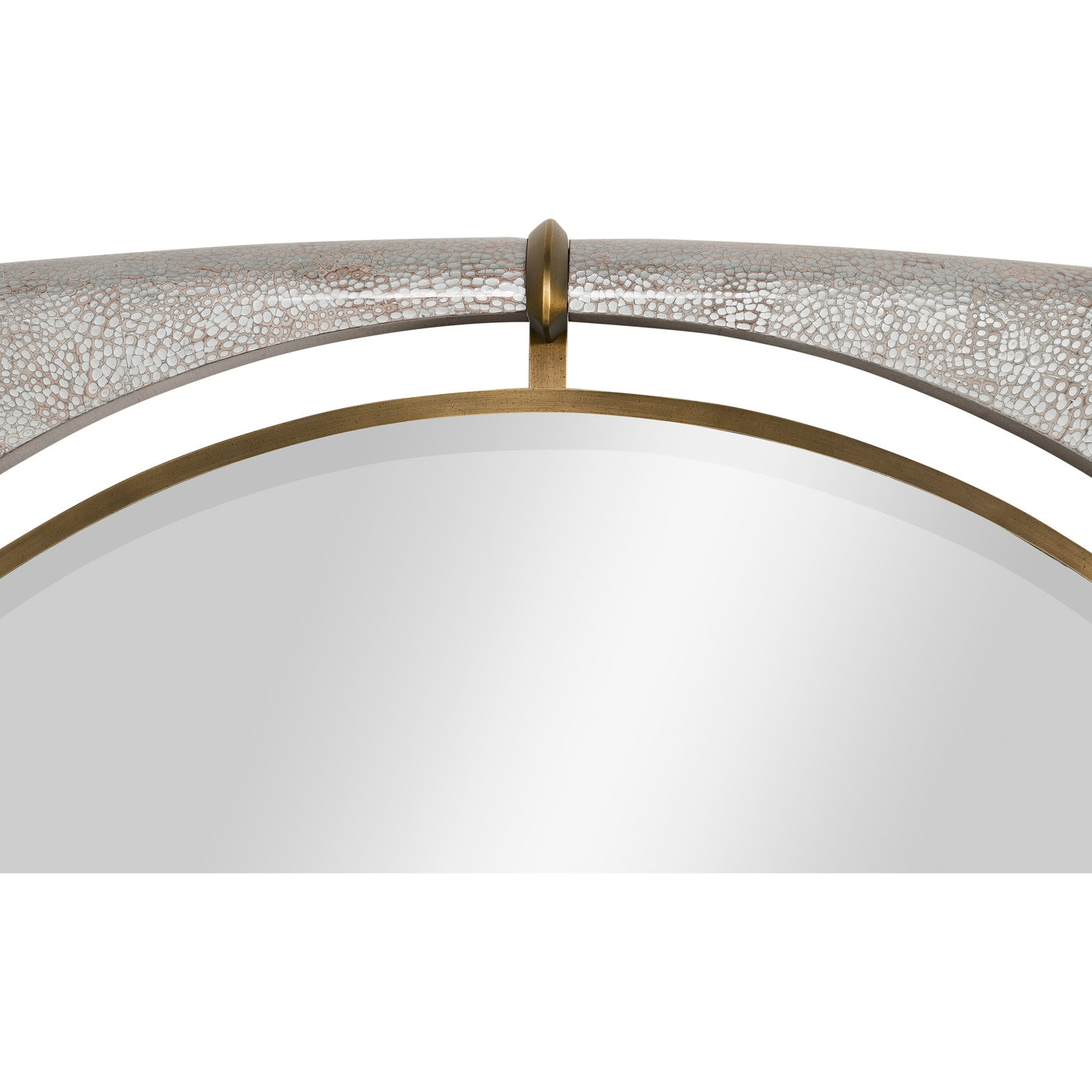 Garonne Eggshell Framed Mirror - Large - Jonathan Charles