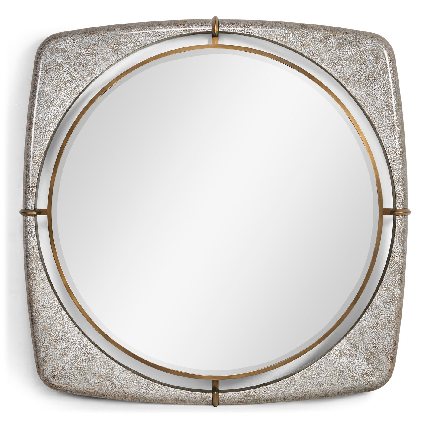 Garonne Eggshell Framed Mirror - Large - Jonathan Charles