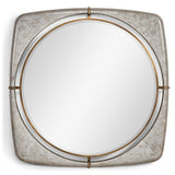 Garonne Eggshell Framed Mirror - Large - Jonathan Charles