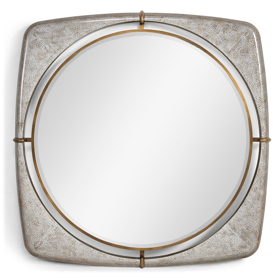 Garonne Eggshell Framed Mirror - Large