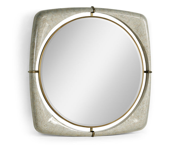 Garonne Eggshell Framed Mirror - Large