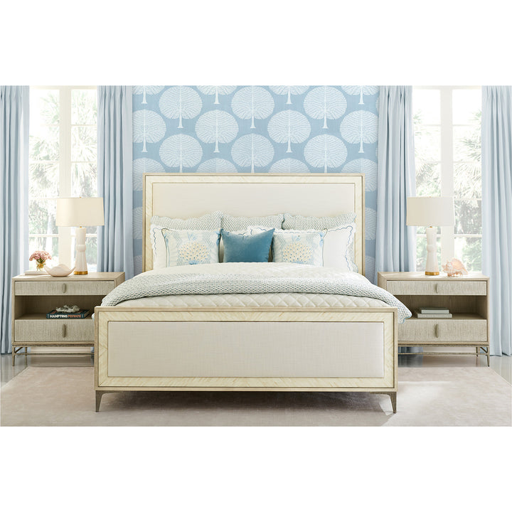 Tideline Bone & Linen Upholstered UK Super King Bed - Jonathan Charles