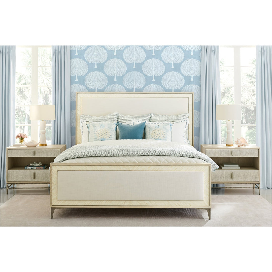 Tideline Bone & Linen Upholstered UK Super King Bed - Jonathan Charles
