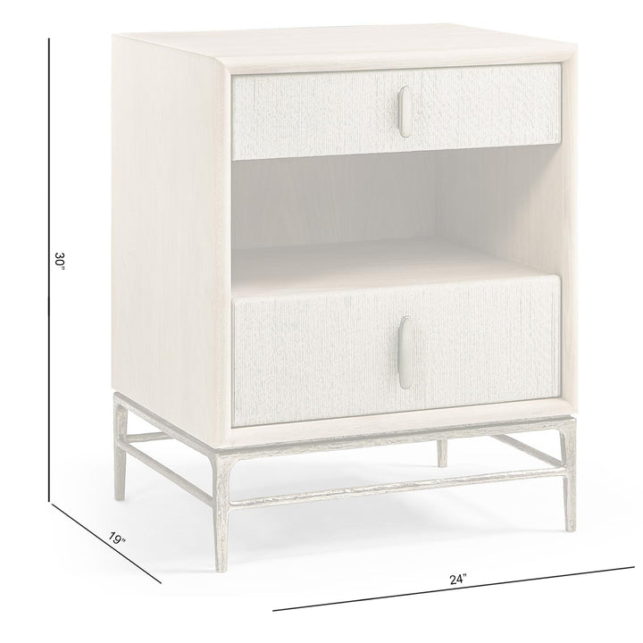 Clapotis Danish Cord Narrow Nightstand - Jonathan Charles