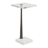 Pelton Marble Glass Drink Table - undefined