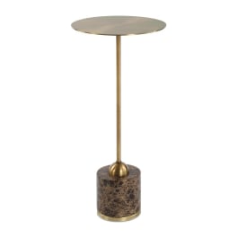 Verlin Brass Drink Table - undefined