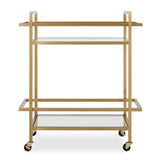 Erena Brass Bar Cart - undefined