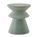 Imogene Garden Stool in Seafoam Glaze - undefined