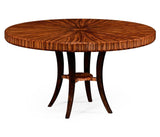 54" Art Deco High Lustre Round Dining Table