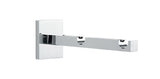 City Dubbelt väggfäste 140mm Ø14mm — Krom