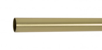 Auro Stång stål Ø25mm 240cm — Matt brass