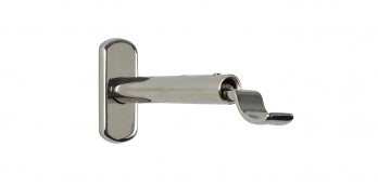 Auro Justerbart väggfäste Ø25mm — Nickel