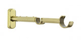 Auro Dubbelt justerbart fäste Ø25+16mm — Shiny brass