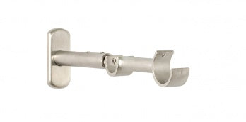 Auro Dubbelt justerbart fäste Ø25+16mm — Nickel