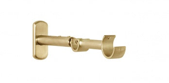 Auro Dubbelt justerbart fäste Ø25+16mm — Brushed brass