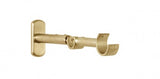 Auro Dubbelt justerbart fäste Ø25+16mm — Brushed brass