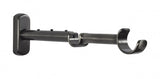 Auro Dubbelt justerbart fäste Ø25+16mm — Black nickel