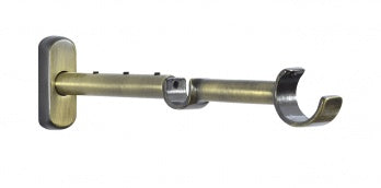 Auro Dubbelt justerbart fäste Ø25+16mm — Antique brass