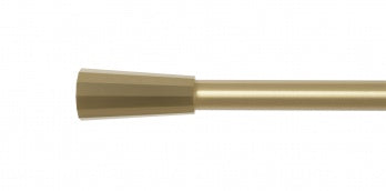 Auro Etoile stångände Ø25mm (par) — Brushed brass