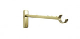 Auro Långt justerbart väggfäste Ø31mm — Shiny brass