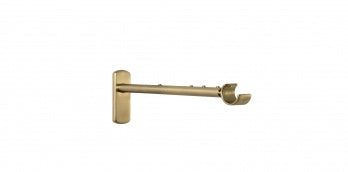Auro Långt justerbart väggfäste Ø31mm — Brushed brass